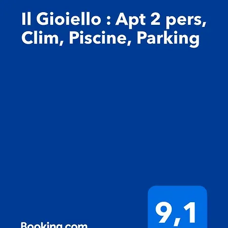 Il Gioiello : 2 Pers, Clim, Piscine, Parking Appartamento Antibes